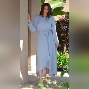 Paris Kate Blue Maxi Dress